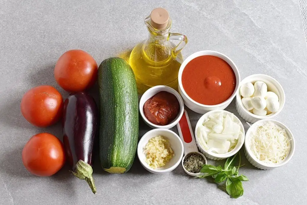 Ingredients for Best Vegan Ratatouille