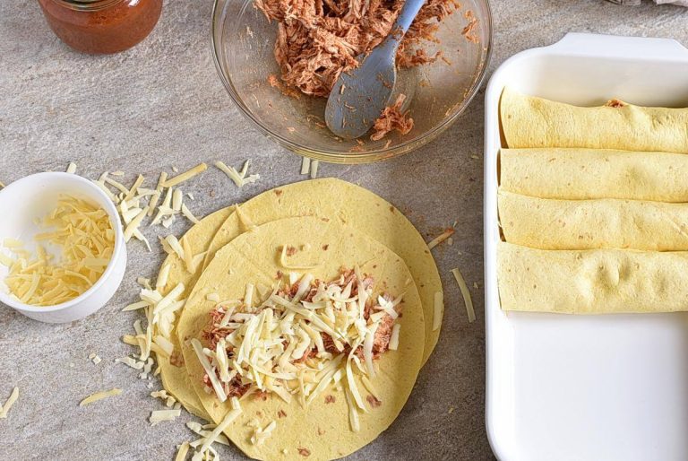 Step 4 - Easy Chicken Enchiladas