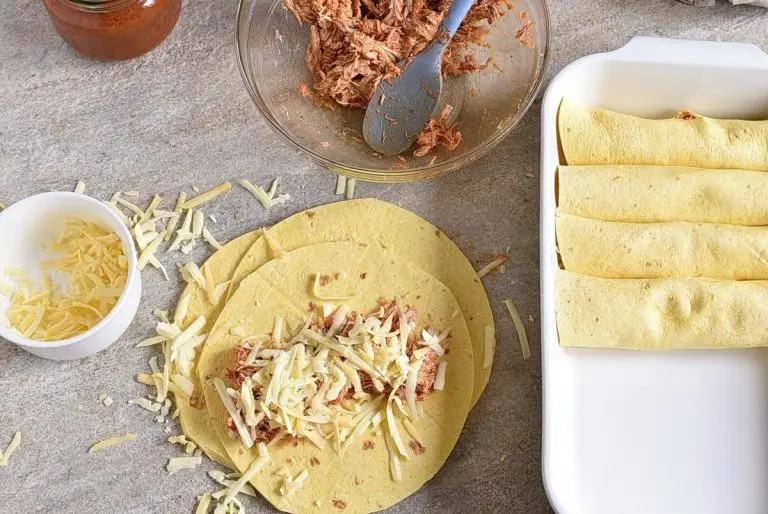 Step 4 - Easy Chicken Enchiladas