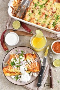Easy Chicken Enchiladas