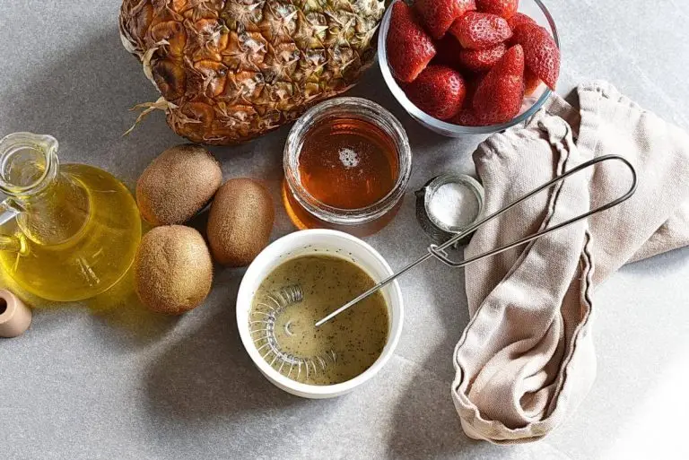 Step 3 - Fruit with Poppy Seed Dressing