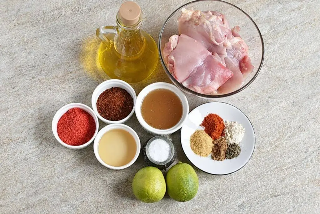 Ingredients for Instant Pot Chicken Tacos