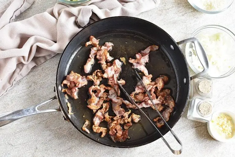 Step 1 - Keto Zoodle Alfredo with Bacon