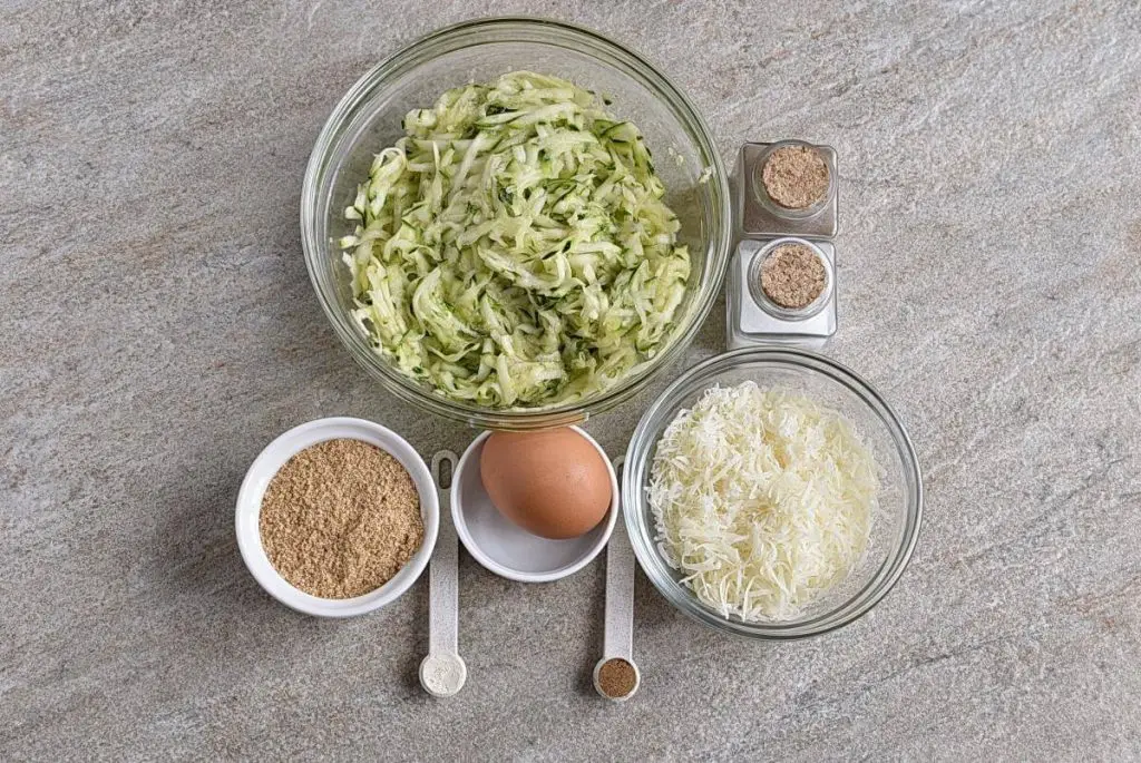 Ingredients for Low-Carb Zucchini Tortillas
