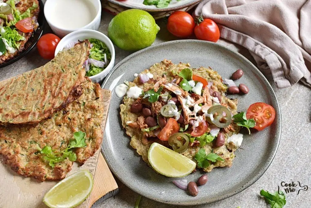 Low-Carb Zucchini Tortillas