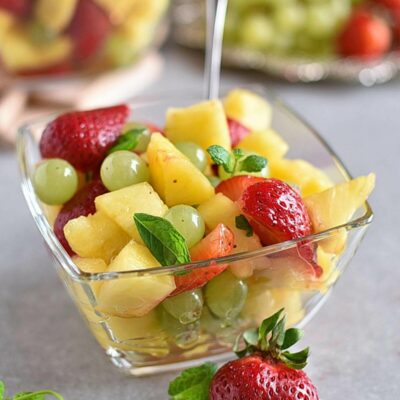 Minty Pineapple Fruit Salad Recipes– Homemade Minty Pineapple Fruit Salad – Easy Minty Pineapple Fruit Salad