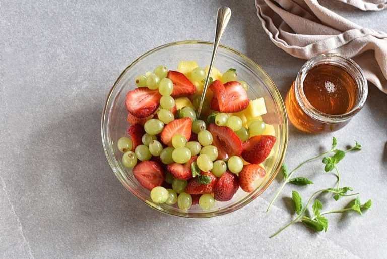Step 3 - Minty Pineapple Fruit Salad