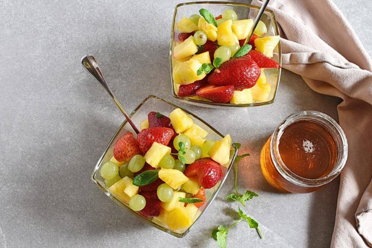 Step 4 - Minty Pineapple Fruit Salad