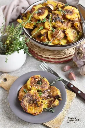 Polenta-Roasted Potatoes