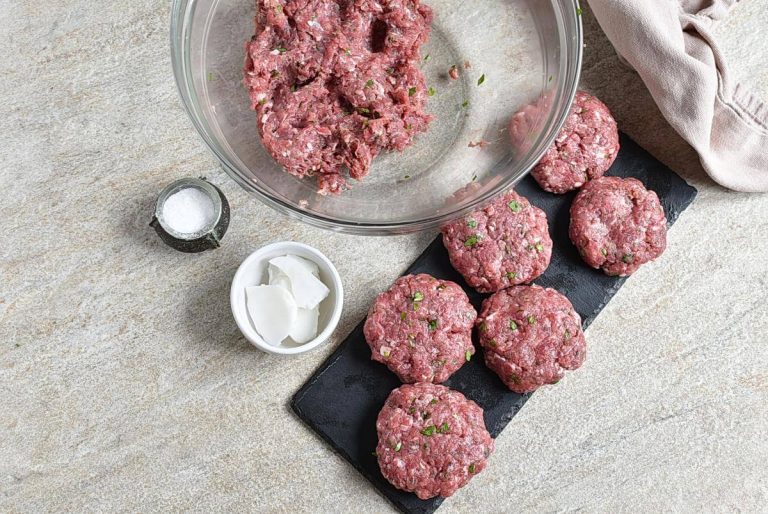 Step 2 - Low Carb Savory Herb Beef Patties