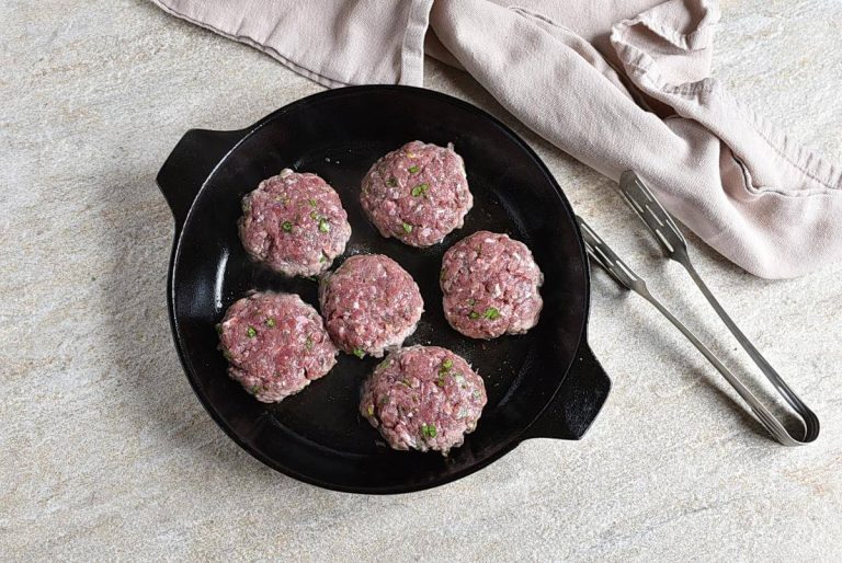 Step 3 - Low Carb Savory Herb Beef Patties