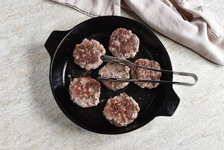 Step 3 - Low Carb Savory Herb Beef Patties