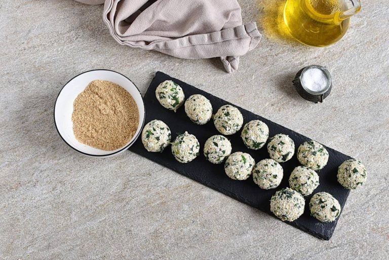 Step 10 - Spinach and Ricotta Meatballs