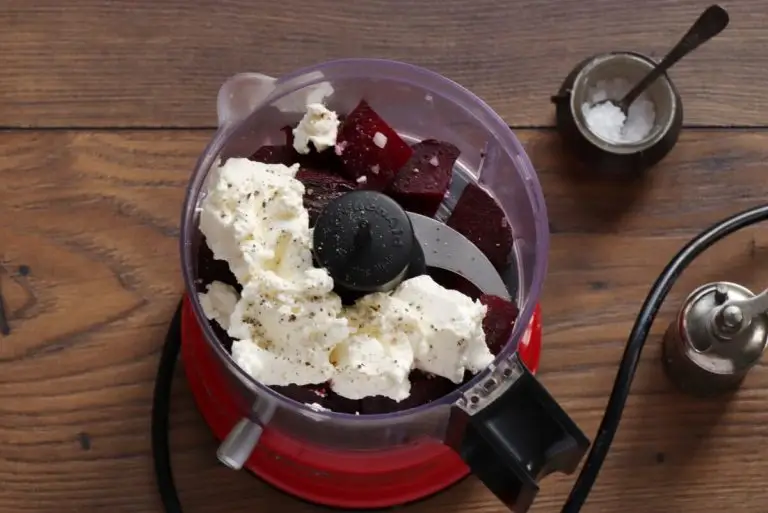 Step 6 - Baked Polenta Squares with Beet Cream