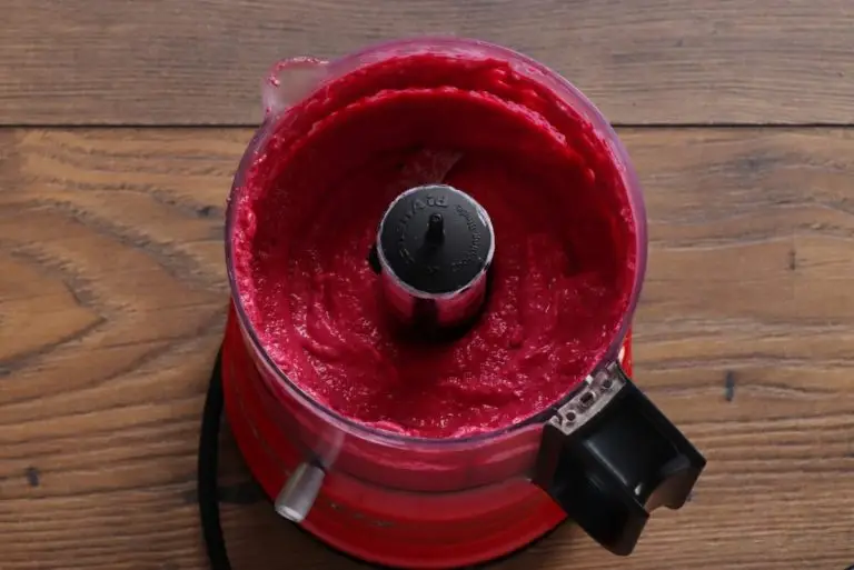 Step 6 - Baked Polenta Squares with Beet Cream