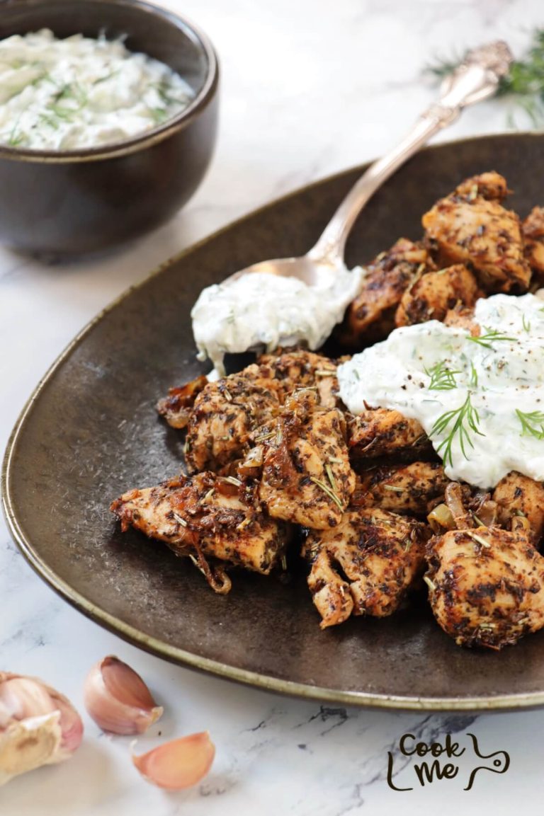 Chicken Gyros with Tzatziki