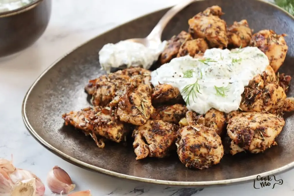 Chicken Gyros with Tzatziki