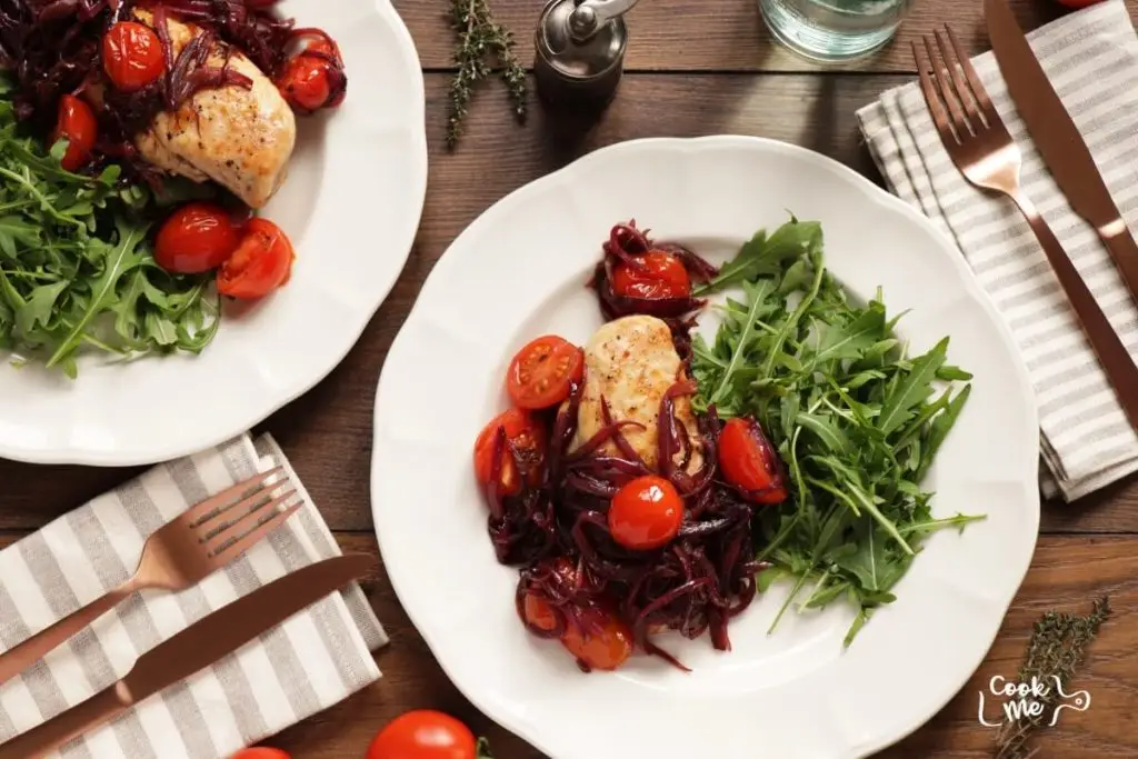 Chicken with Onion Tomato Sauce