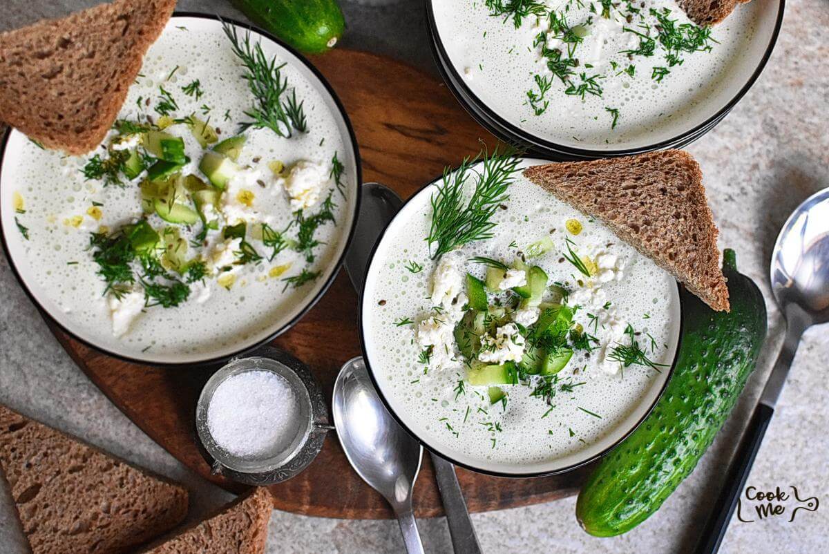 Chilled Cucumber, Dill and Yogurt Soup Recipes– Homemade Chilled Cucumber, Dill and Yogurt Soup – Easy Chilled Cucumber, Dill and Yogurt Soup