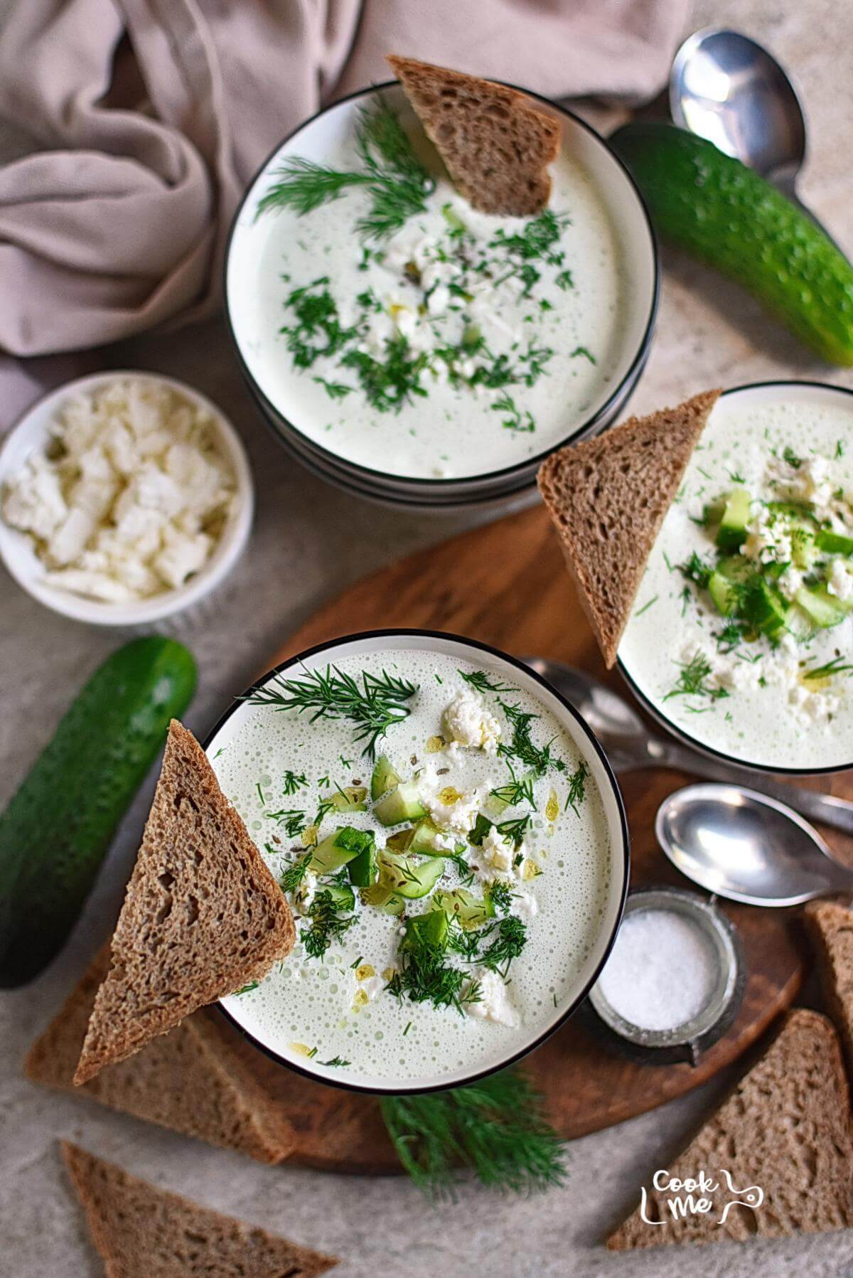 Chilled Cucumber, Dill and Yogurt Soup Recipe Cook.me Recipes