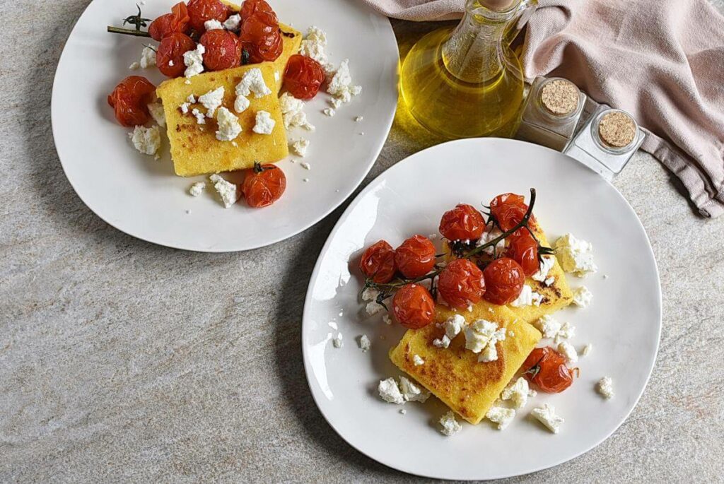 How to serve Crisp Polenta with Roasted Cherry Tomatoes
