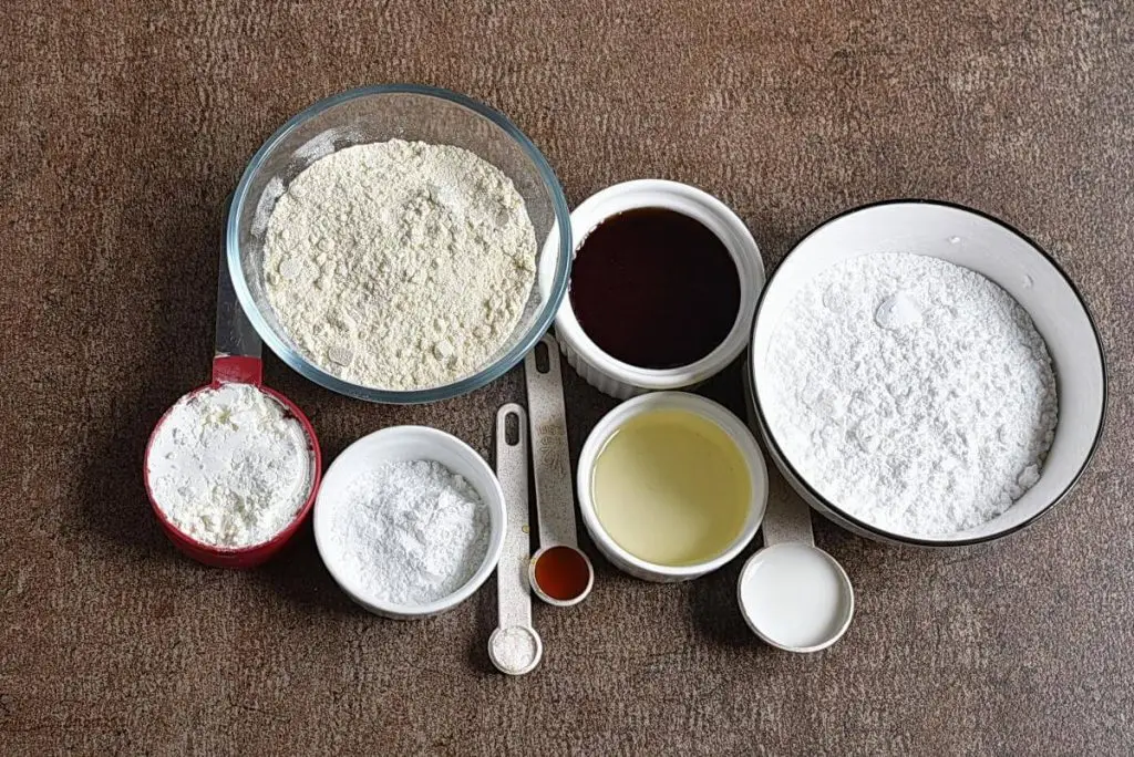 Ingredients for Gluten-Free Sugar Cookies
