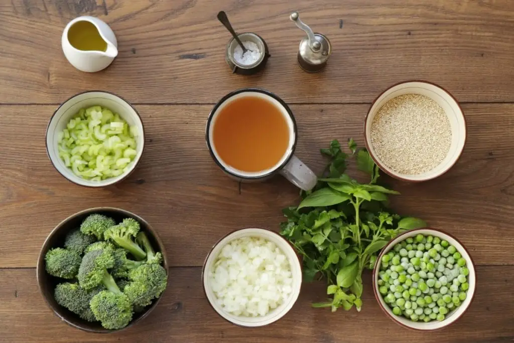 Ingredients for Green Spring Soup