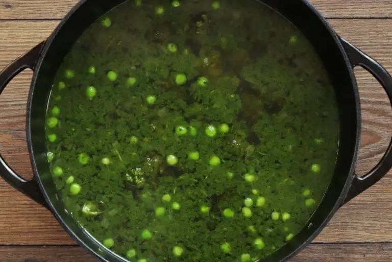 Step 5 - Green Spring Soup