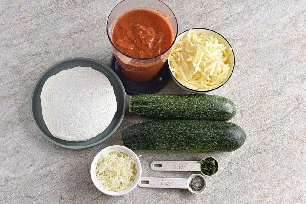 Ingredients for Best Keto Zucchini Ravioli