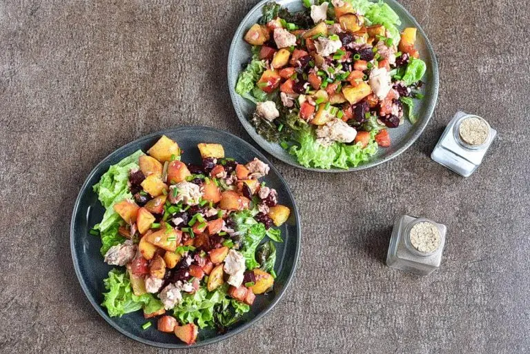 Step 7 - Salmon & Roasted Vegetable Salad