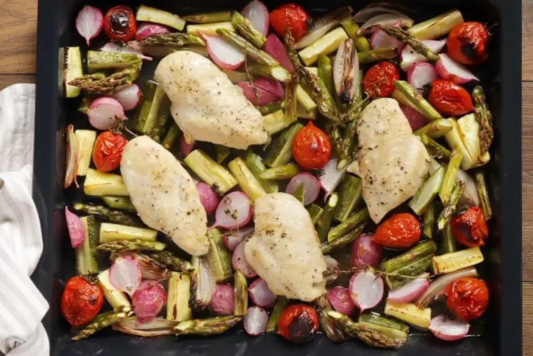Step 5 - Sheet-Pan Chicken with Spring Vegetables