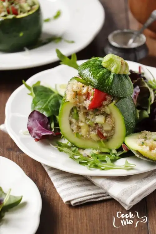 Stuffed Eight Ball Zucchini
