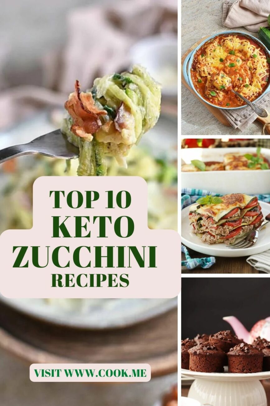 Top 10 Keto Zucchini Recipes-10+Best Healthy & Keto Zucchini Recipes-Healthy Low Carb Meals