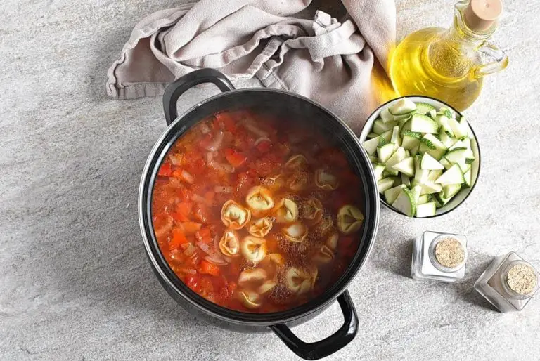 Step 3 - Tortellini Vegetable Soup