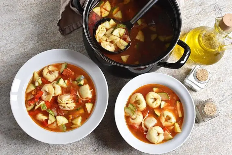 Step 5 - Tortellini Vegetable Soup