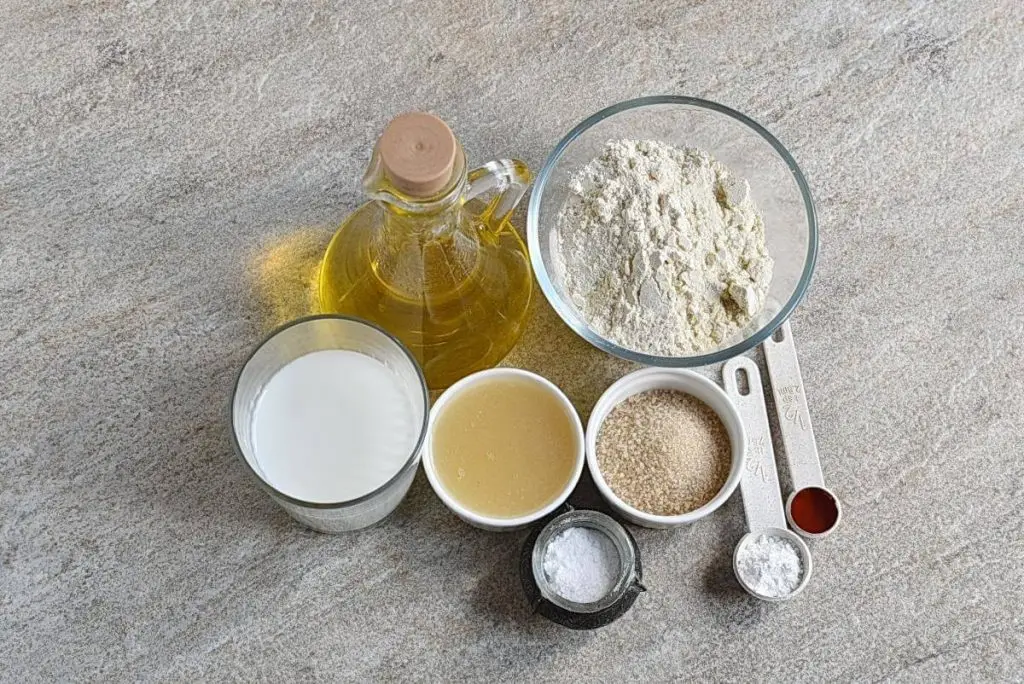 Ingredients for Weight-Loss Aquafaba Blender Waffles