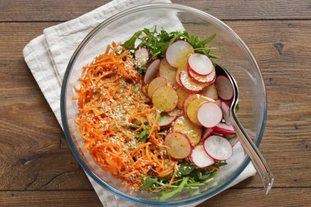 Zucchini Casserole with Spring Salad recipe - step 8