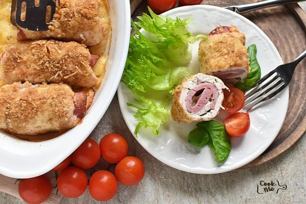 Baked Double Cheese Chicken Roll-Ups
