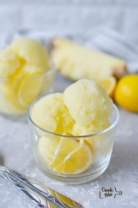 Creamy Pineapple Sorbet