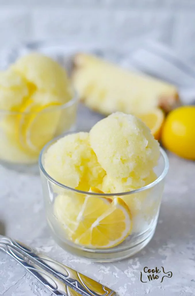 Creamy Pineapple Sorbet