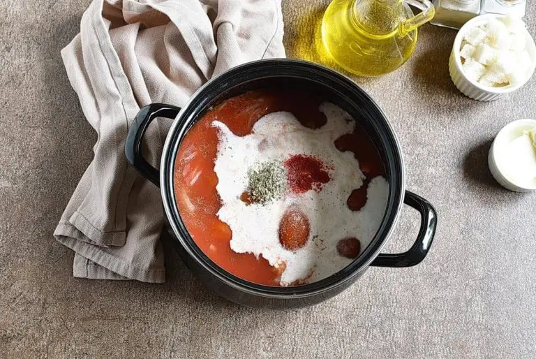 Step 2 - Creamy Tomato Soup with Buttery Croutons
