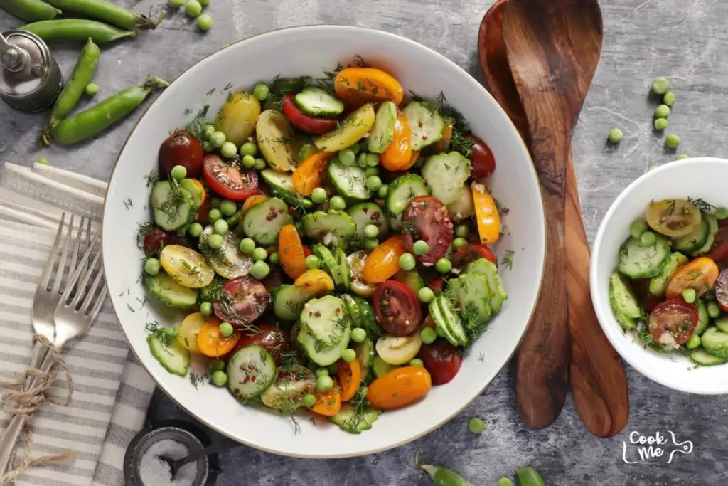 Dill Pea and Cucumber Salad