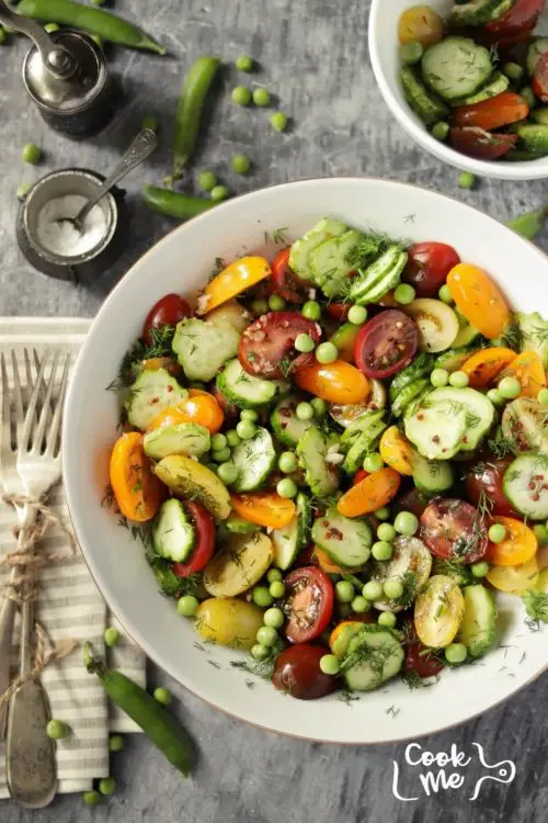 Dill Pea and Cucumber Salad