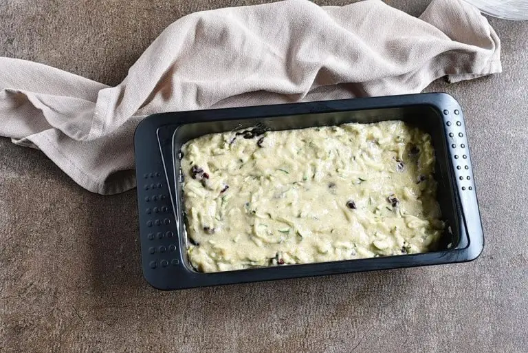 Step 6 - Glazed Zucchini Bread with Dried Cranberries