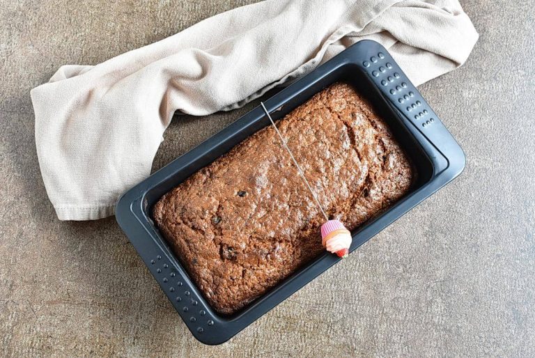 Step 6 - Glazed Zucchini Bread with Dried Cranberries
