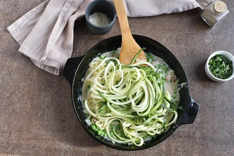 Step 7 - Gluten-Free Zucchini Carbonara