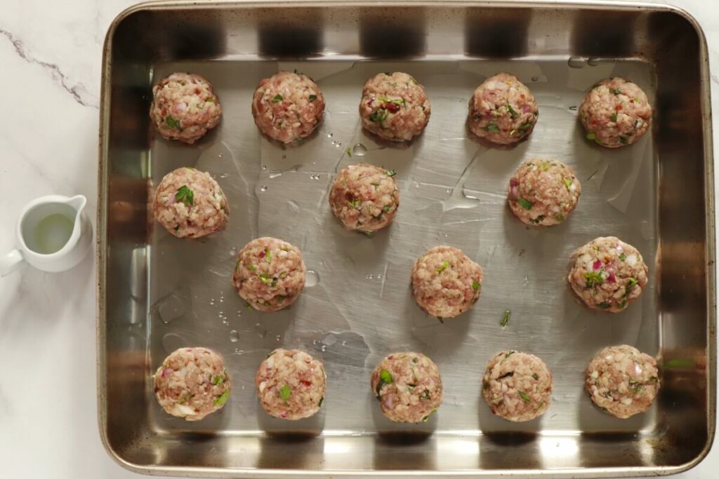 Greek Meatballs with Tzatziki Sauce recipe - step 3