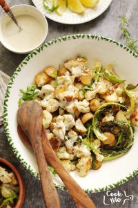 Roasted Cauliflower and Potato Salad