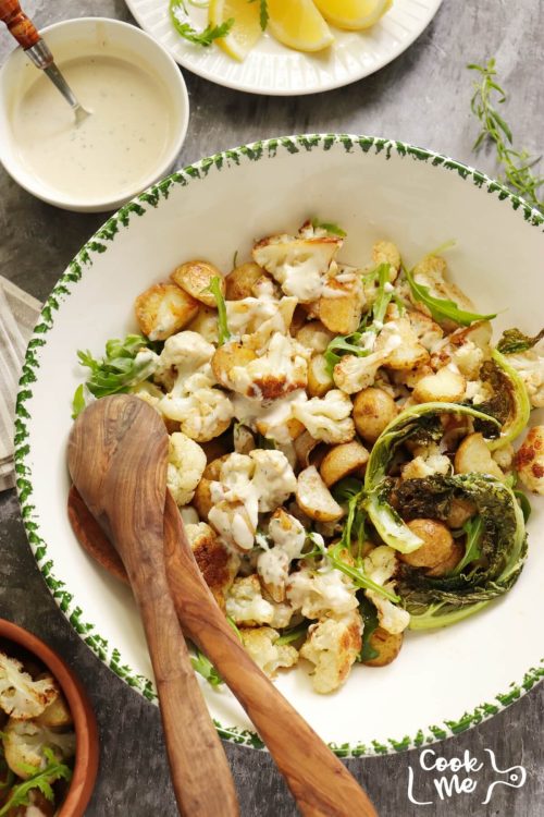 Roasted Cauliflower and Potato Salad