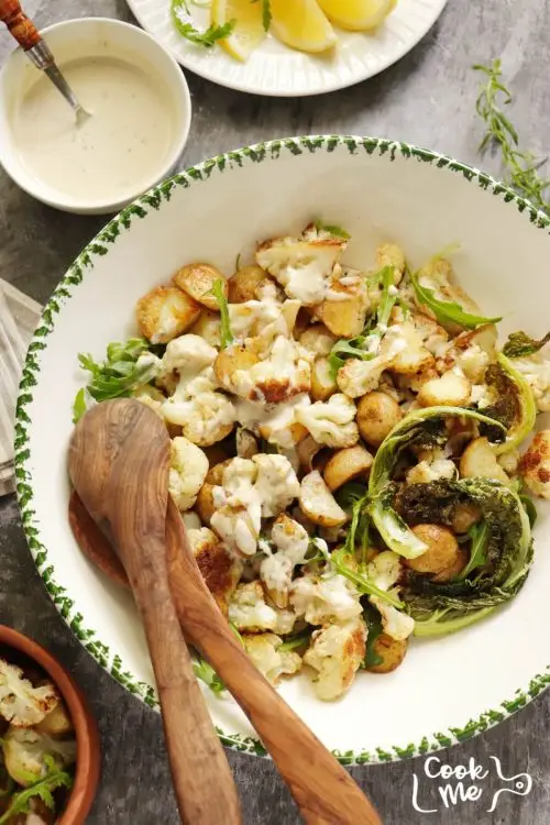 Roasted Cauliflower and Potato Salad